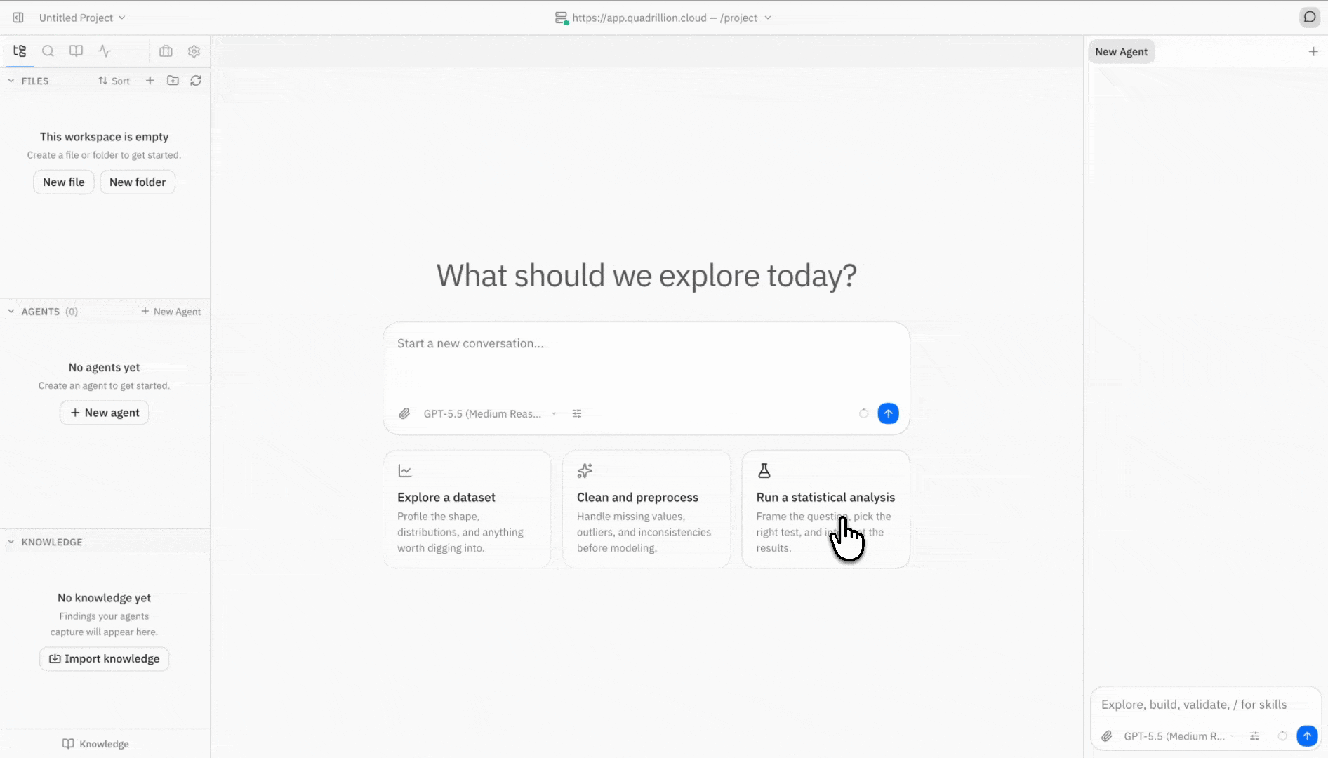 Qualia Cloud running experiments in a Sailbox